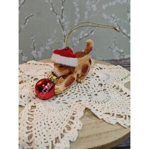 2006 Petsmart Charities Luv A Pet Holiday Puppy Christmas Present Tree Ornament